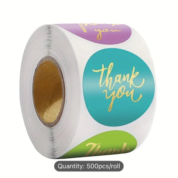Thank You Labels (500-count) - Picture 2 of 7